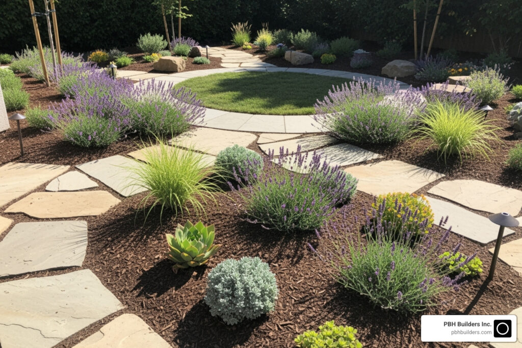 Low maintenance landscaping