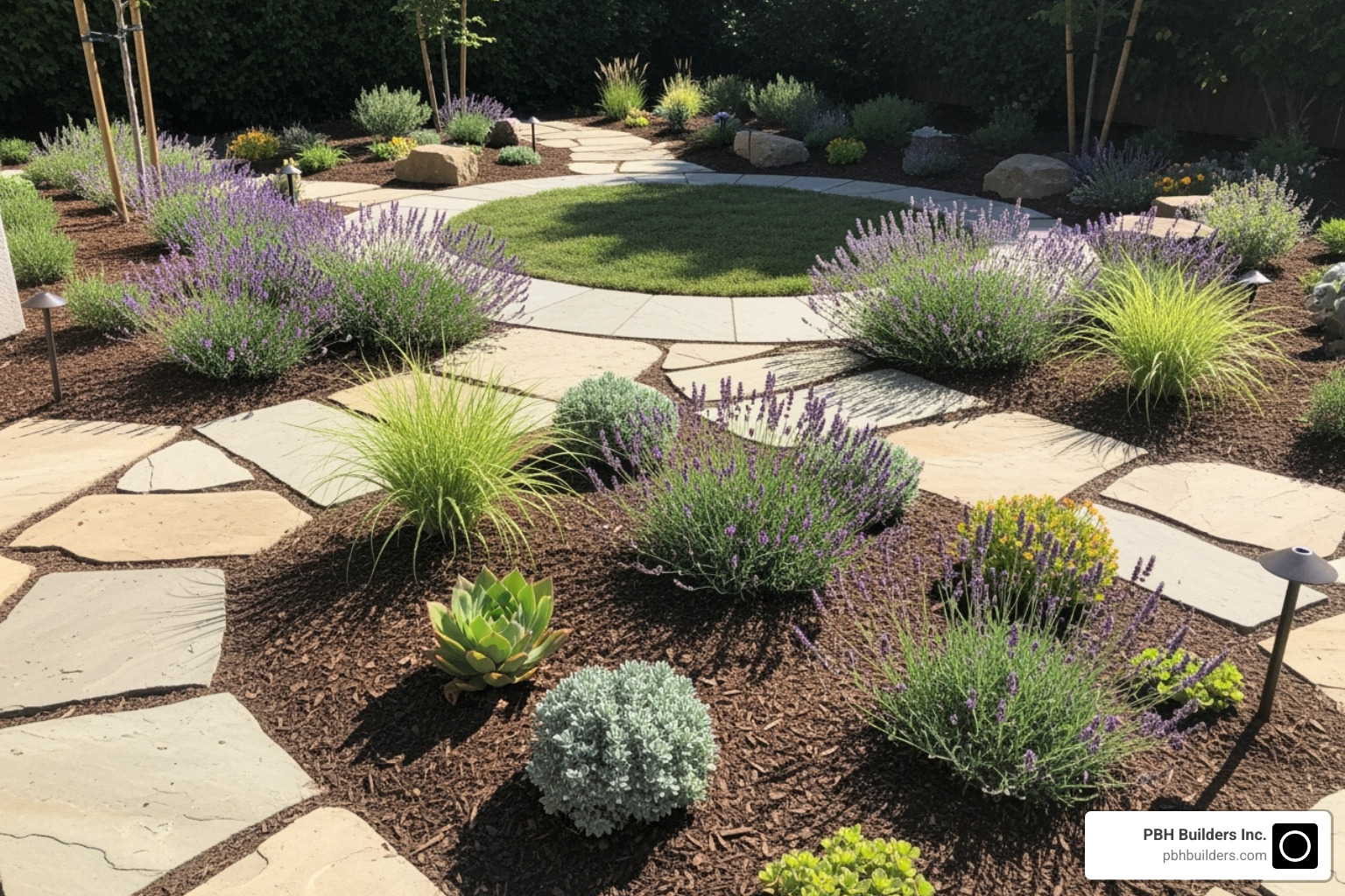 Low maintenance landscaping