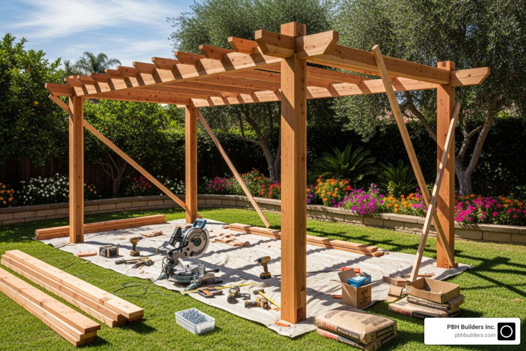 Pergola installation guide
