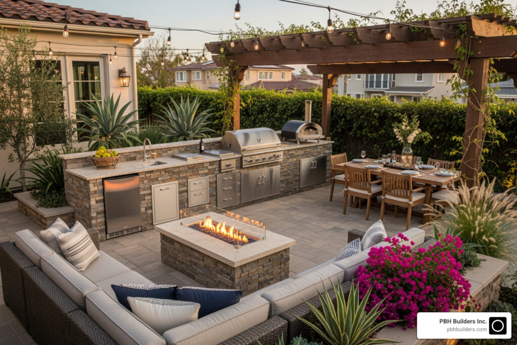 Custom outdoor living