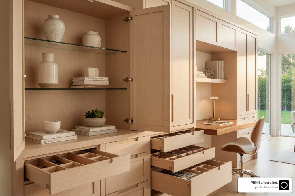 custom built in cabinets san diego