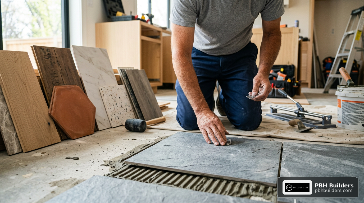 kitchen flooring types for remodels